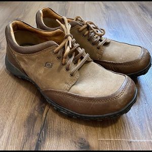 BORN Size 8.5 Men’s Brown Leather Oxford Lace-Up Handcrafted Shoes Boots M2426